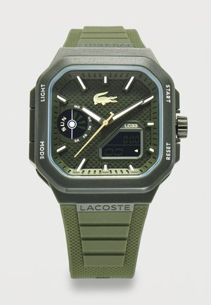 Lacoste SQUARE UNISEX - Ρολόι - olive