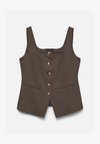 VMKANDRA - Veste sans manches - chocolate
