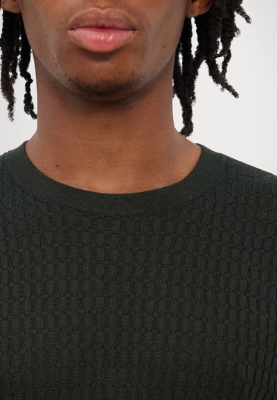 Emporio Armani Pulover - treccia petrol