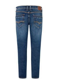 SLIM FIT TAPERED - Ravne kavbojke - denim