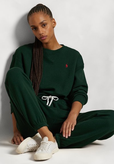 Polo Ralph Lauren LONG SLEEVE - Ikdienas džemperis - college green