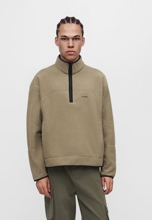 ARKK Copenhagen, ELDA QUARTER ZIP UNISEX - Поларен пуловер - taupe