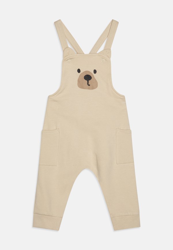 DUNGEREES PLACEMENT ANIMAL UNISEX - Dungarees - light beige