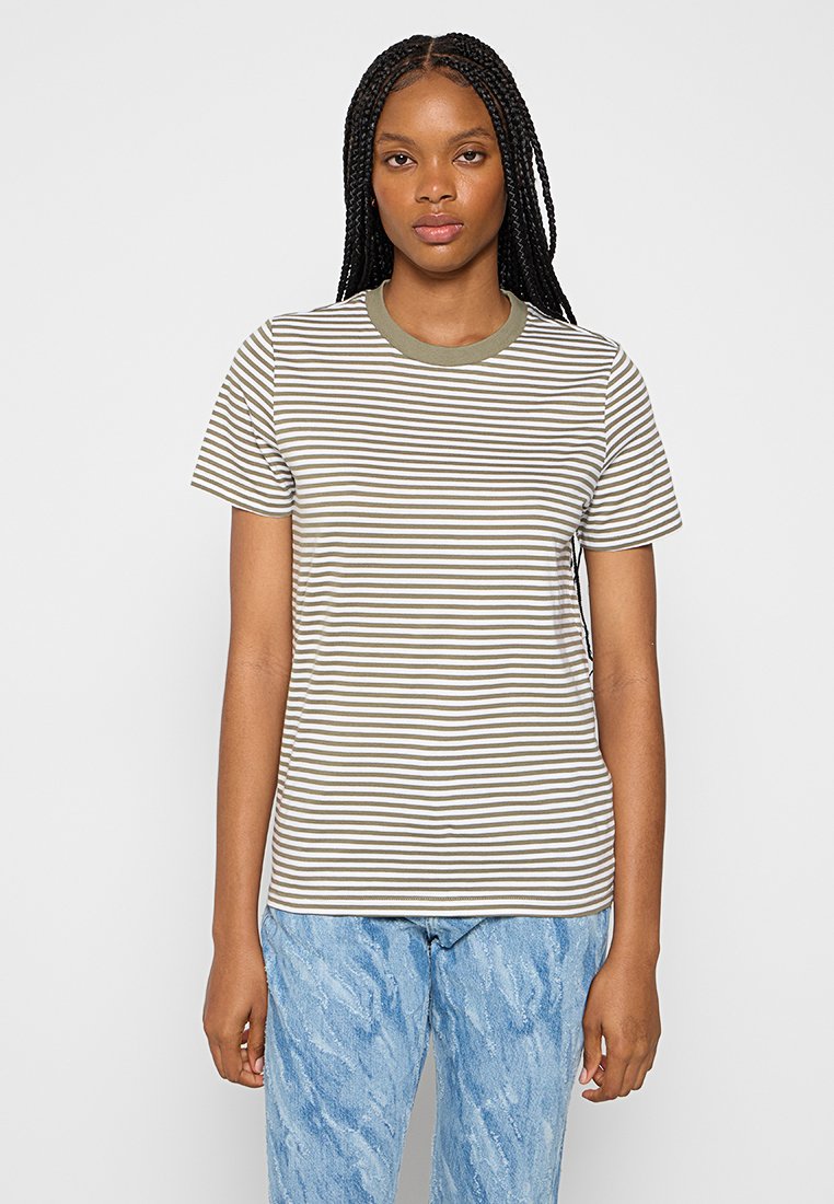Selected Femme T-shirt print kaki Selected Femme T-shirt print kaki