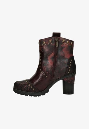 Mustang, Platform ankle boots - rood