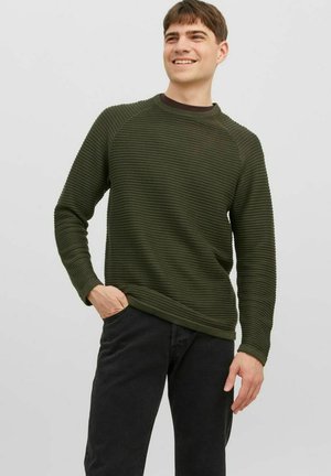 Jack & Jones CREW NECK SN - Jersey de punto - rosin