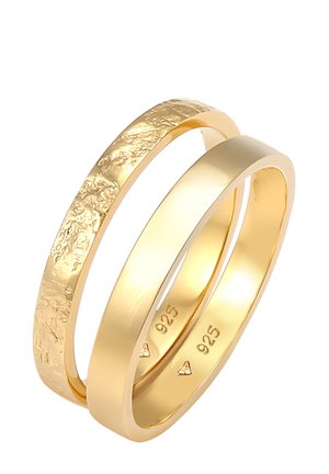 2 PACK DESIGN - Bague - gold-coloured