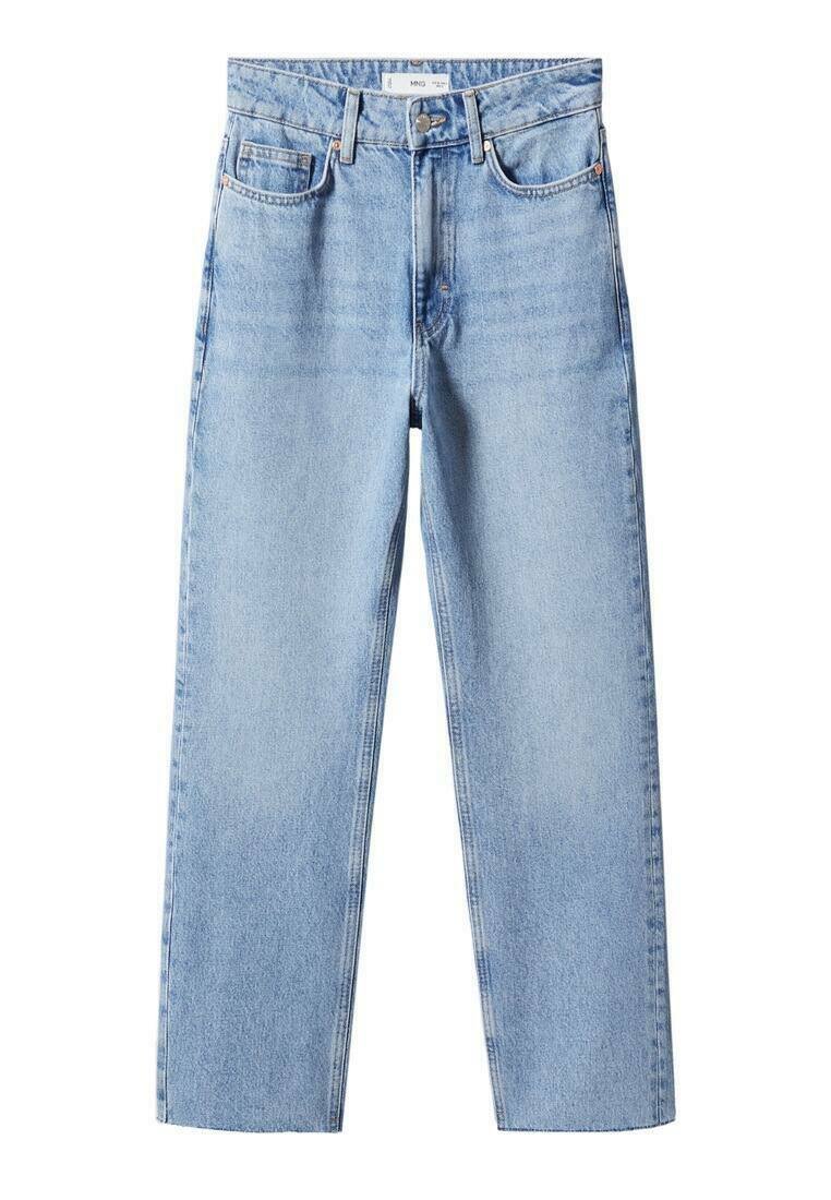 Mango Straight leg jeans blauw