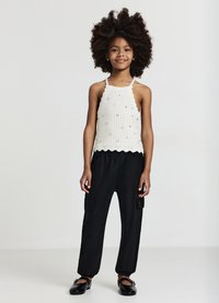 Calliope Cargohose - nero ultrablack