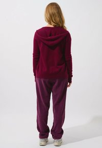 Authentic Cashmere COLOMBIS FULL ZIP WITH HOOD - Kofta - burgundy