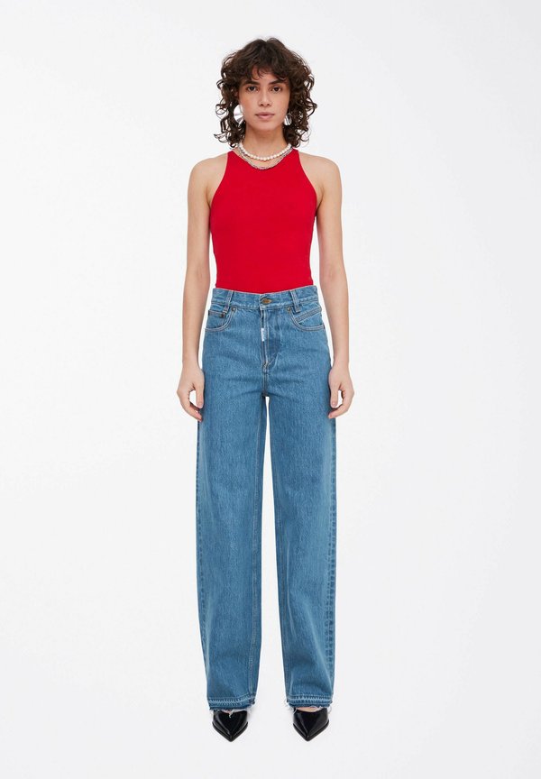 BASERENA - Straight leg jeans - stonewash3