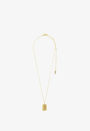 AQUARIUS ZODIAC SIGN - Grandinėlė - gold plated
