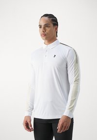 Peak Performance PLAYER - Poloshirts - white/sand fog