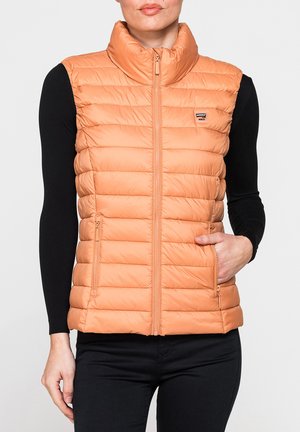 Carrera Jeans, ULTRALIGHT PADDED VEST - Smanicato - toasted nut
