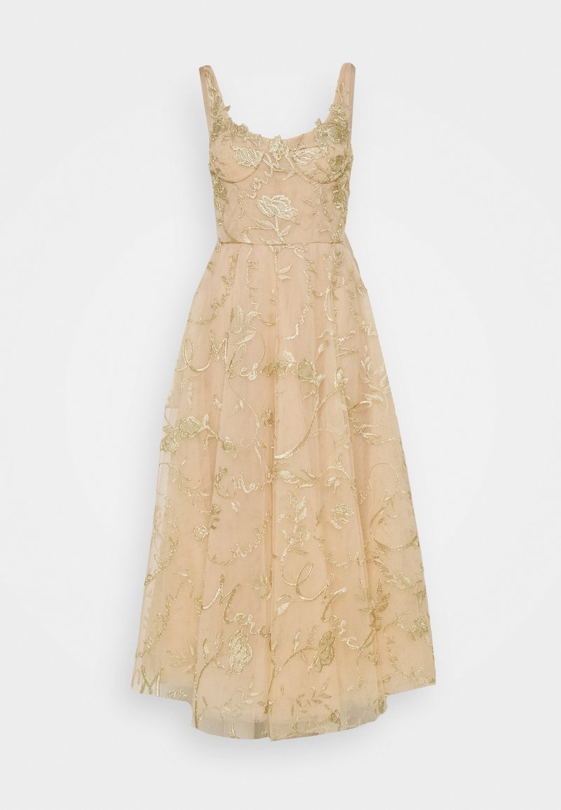 Marchesa Cocktailjurk donkerroze