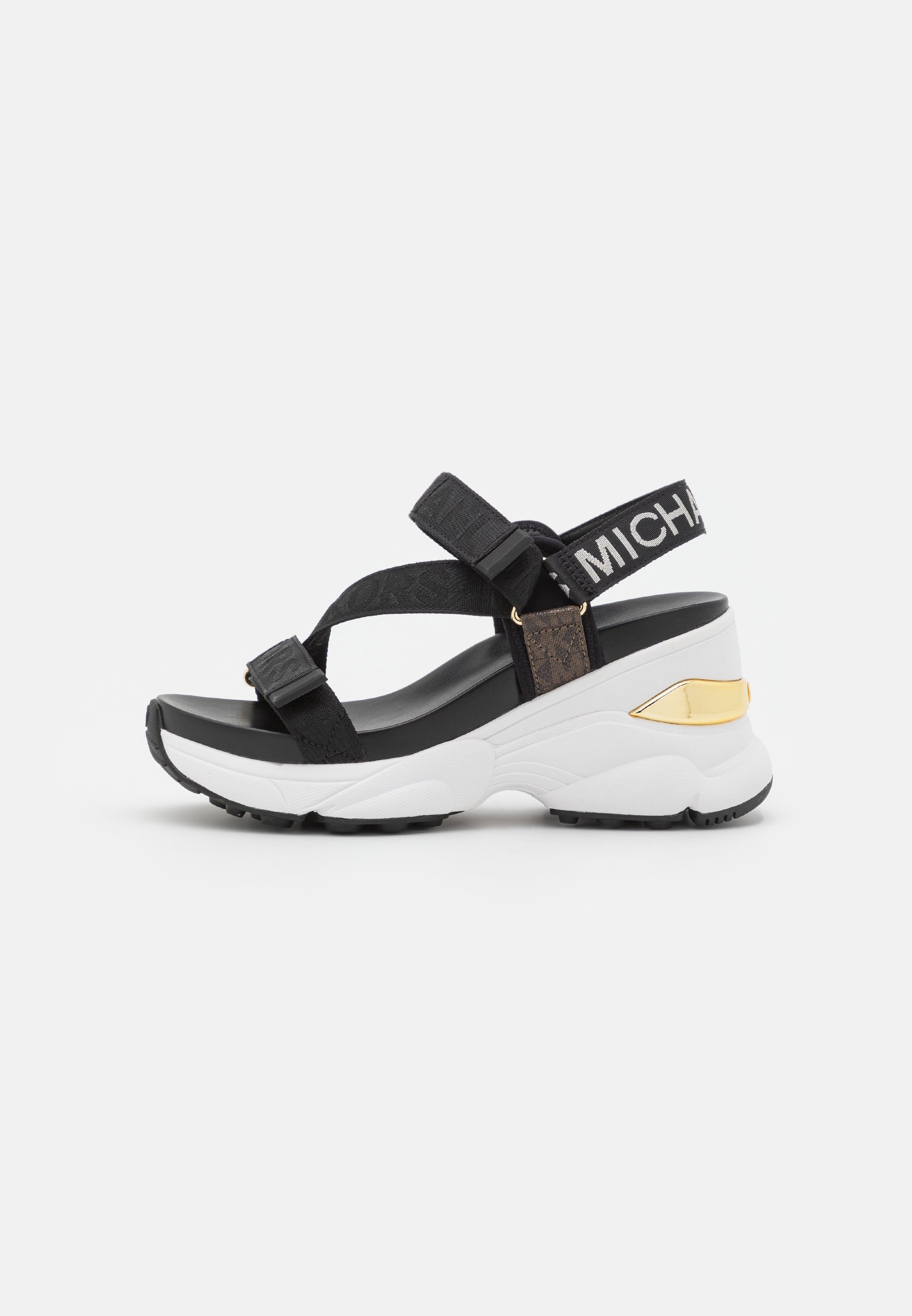MICHAEL Michael Kors MADDOX - Sandalias con plataforma - black/negro -  Zalando.es