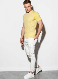 Ombre PLAIN S1182 - T-shirt basique - yellow