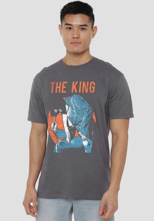 Cotton Soul, ELVIS PRESLEYMIC IN HAND - Print T-shirt - anthracite