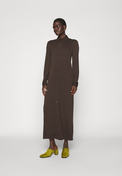 Filippa K DRESS - Maksi suknelė - dark choco