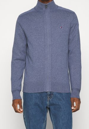Cardigan - mottled blue