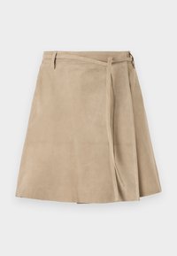 SLFELINA WRAP SKIRT - Nahkseelik - sepia tint