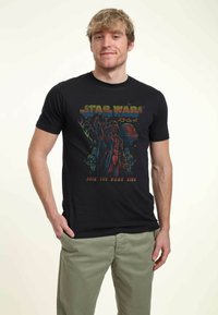 Star Wars STAR WARS VADER KANJI UNISEX - T-shirt z nadrukiem
