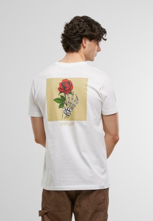 WASTED YOUTH  - Print T-shirt - white