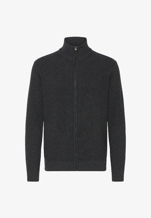 Süsi hall tõmbluku ja kõrge kaelusega sviiter, ribakujuline tekstuur ja täispikk tõmblukk. Omab pikki varrukaid ja keha järgivat disaini.