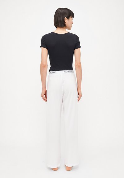 Polo Ralph Lauren ESSENTIALS SLEEP PANTS - Παντελόνι πιτζάμας - white cloud