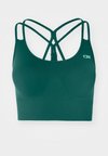 DEFINE SEAMLESS BRA - Medium support sports bra - deep emerald