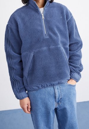 Felpa in pile - dark blue
