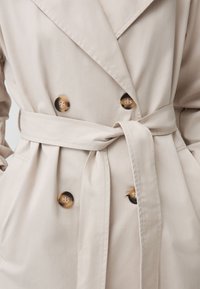 Bershka Trenchcoat - stone