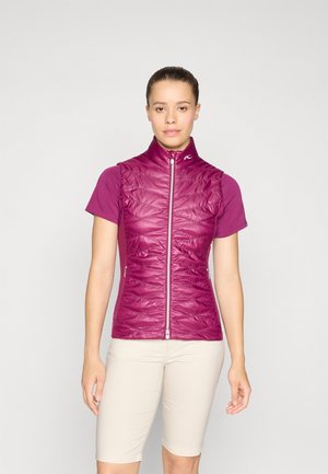 RETENTION VEST - Bodywarmer - deep ruby/atlanta blue
