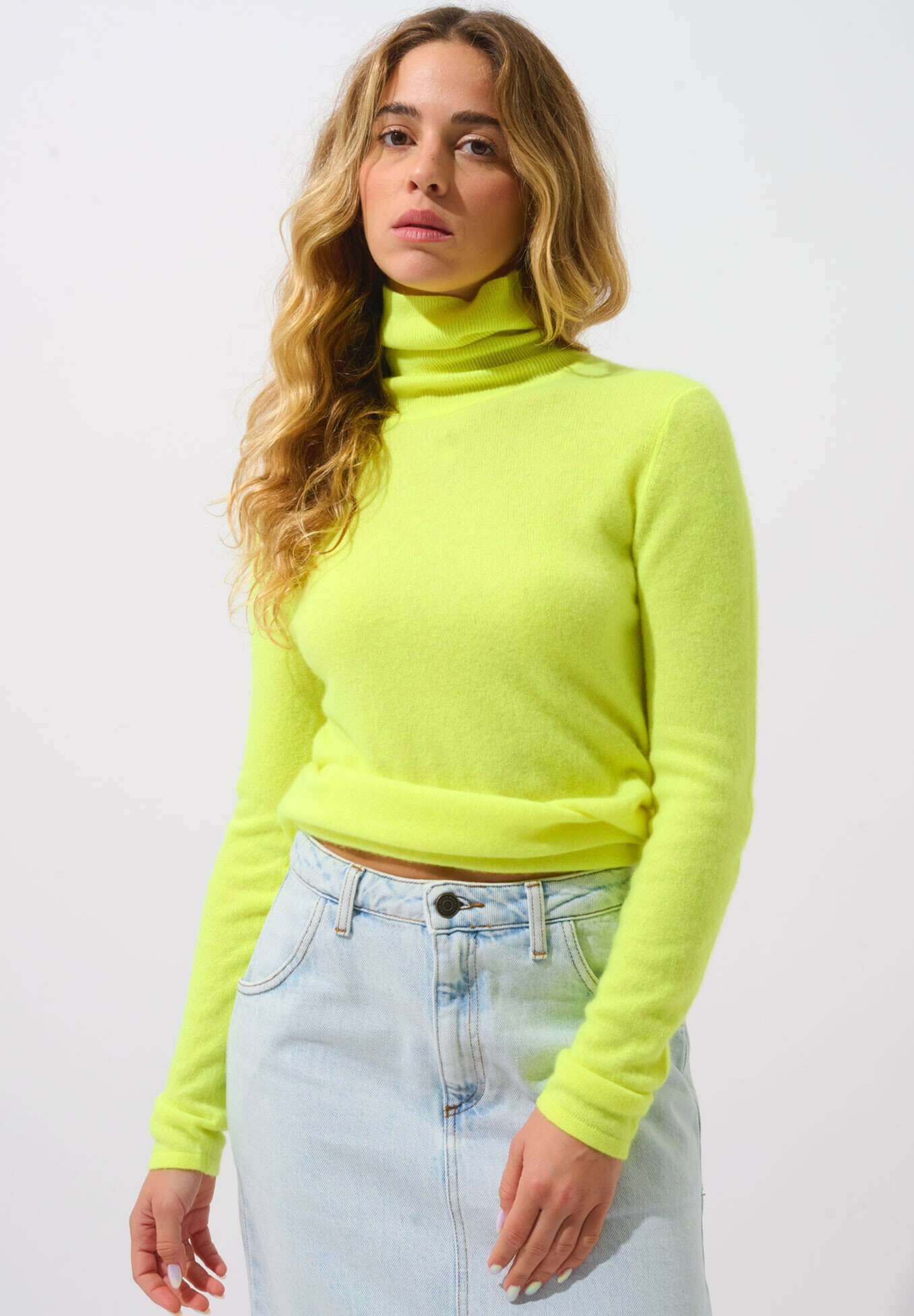 Authentic Cashmere Jumper neon yellow Zalando