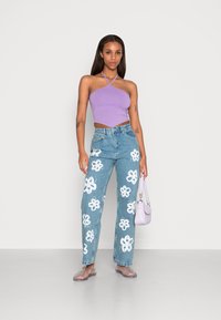 Hollister Co. BARE POINT HALTER - Top - chalk violet