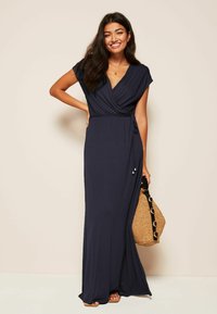 SHORT SLEEVE REGULAR FIT - Džersio suknelė - navy blue