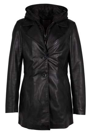 Chaqueta de cuero - black