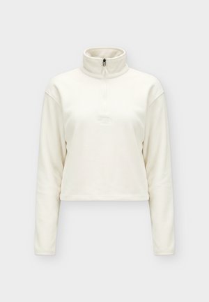 The North Face, NOVELTY LOGO GLACIER 1/4 ZIP - Fleecepullover - white dune