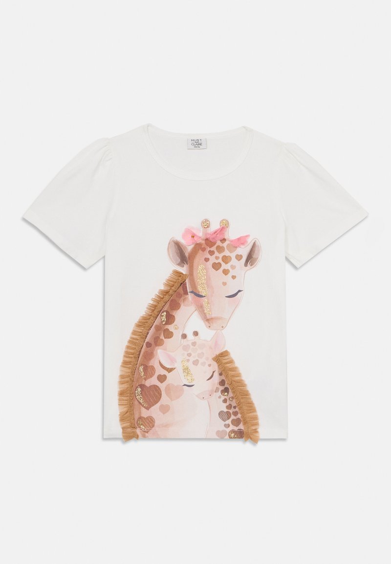 Hust & Claire ALMA - T-shirt imprimé - white