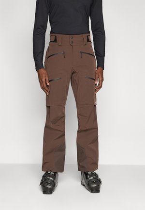 SOLOMUN - Calças de esqui - espresso