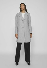 VILA Klassisk kappa / rock - light grey melange