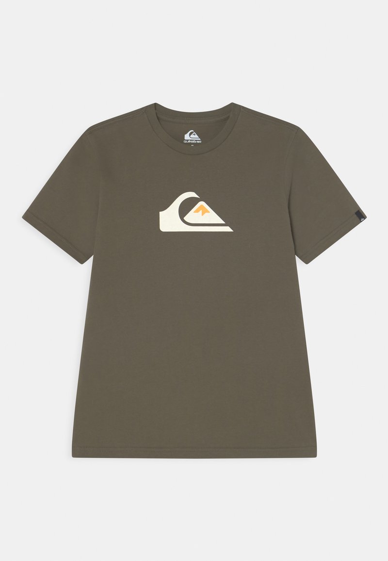 Quiksilver COMP LOGO TEE - T-shirt estampada - grape leaf