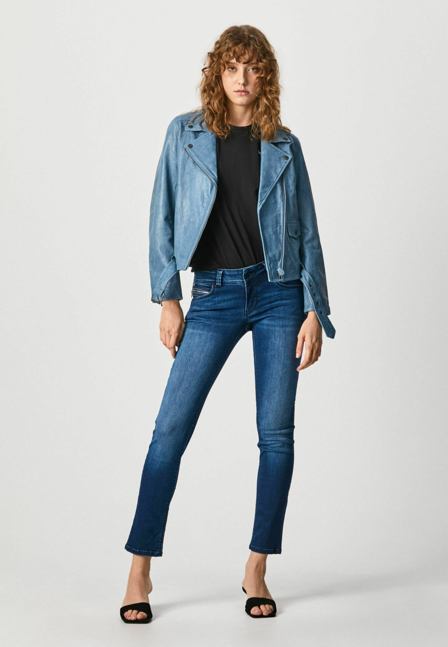 Pepe Jeans NEW BROOKE - Jeans Slim Fit - denim/blue denim - Zalando.de