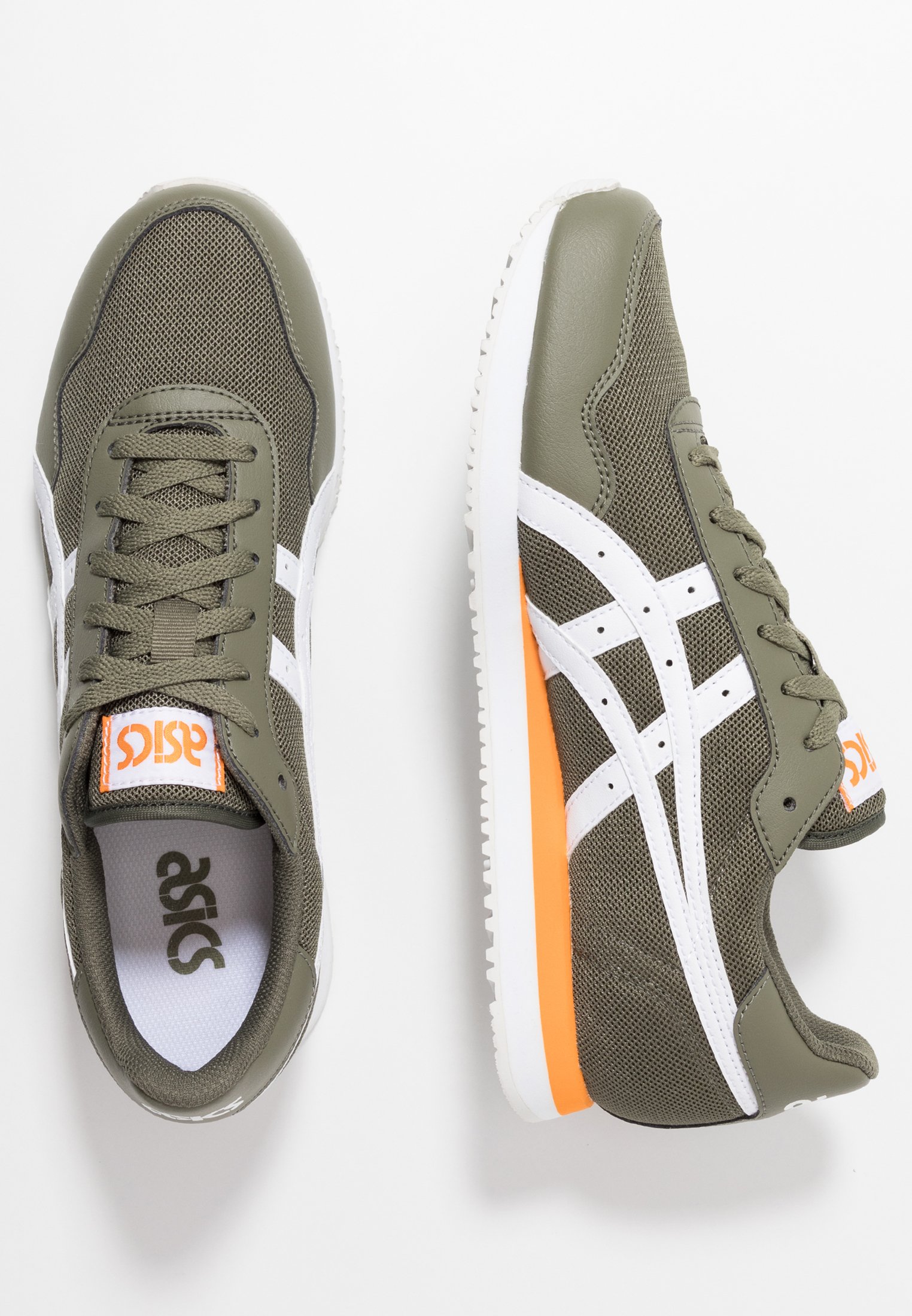 asics tiger green