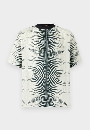 Roberto Cavalli MINI ZEBRA COOL FIT TEE - T-shirt imprimé - white/black