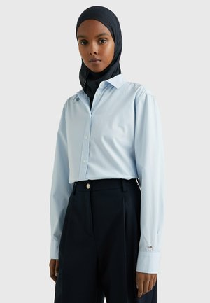 Overhemdblouse - breezy blue