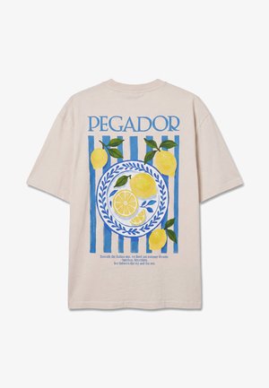 Pegador, PALMELA - T-shirt imprimé - vintage light grey