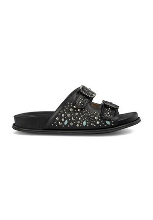 Pantolette flach - black