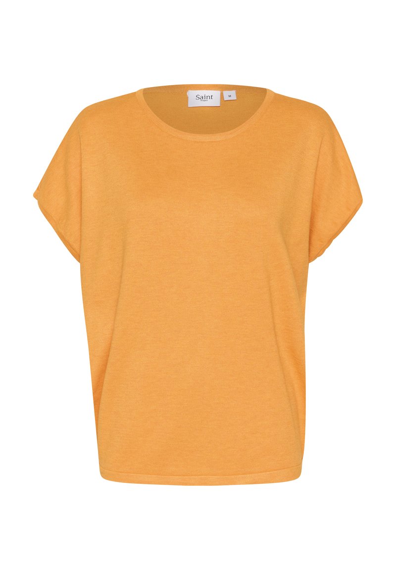 Saint Tropez T-shirt basic abrikoos Saint Tropez T-shirt basic abrikoos