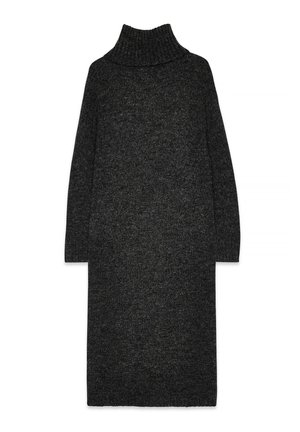 Gebreide jurk - dark grey melange